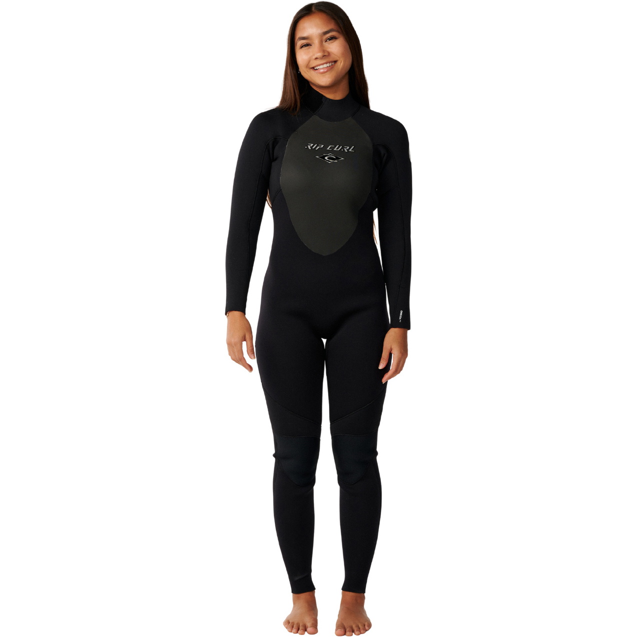 2026 Rip Curl Mujer Omega 4/3mm Back Zip Neopreno 17CWFS - Black